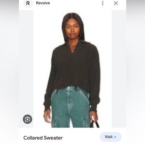 Bobi LA collared sweatshirt